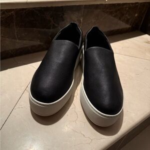 J Slides Black Slip-On Sneakers